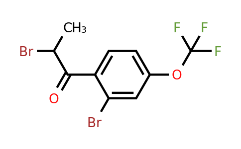 1261738-13-9 | 2,2'-Dibromo-4'-(trifluoromethoxy)propiophenone
