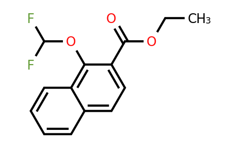 1261738-18-4 | Ethyl 1-(difluoromethoxy)naphthalene-2-carboxylate