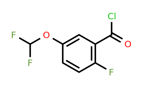 1261738-78-6 | 5-(Difluoromethoxy)-2-fluorobenzoyl chloride