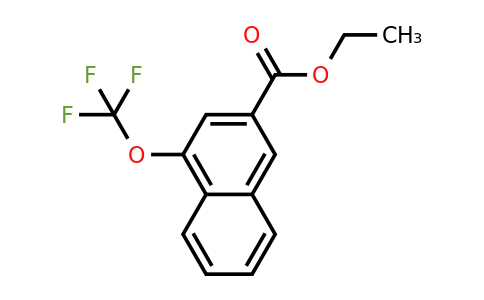 1261738-86-6 | Ethyl 1-(trifluoromethoxy)naphthalene-3-carboxylate