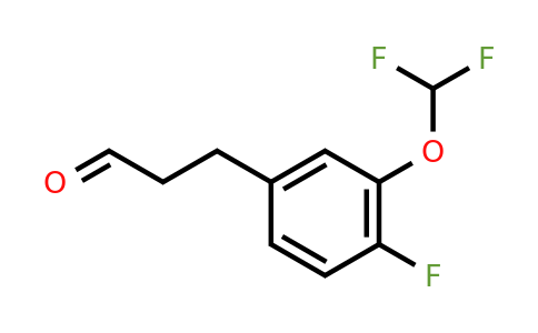 1261738-87-7 | 3-(3'-(Difluoromethoxy)-4'-fluorophenyl)propionaldehyde