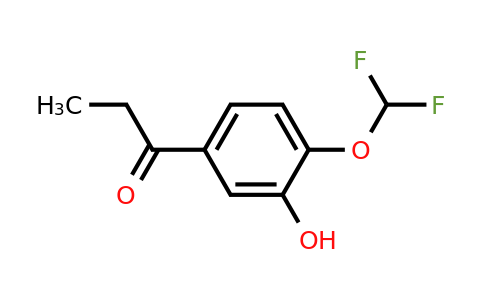 1261739-12-1 | 4'-(Difluoromethoxy)-3'-hydroxypropiophenone