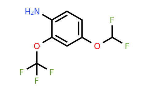 1261739-25-6 | 4-(Difluoromethoxy)-2-(trifluoromethoxy)benzenamine