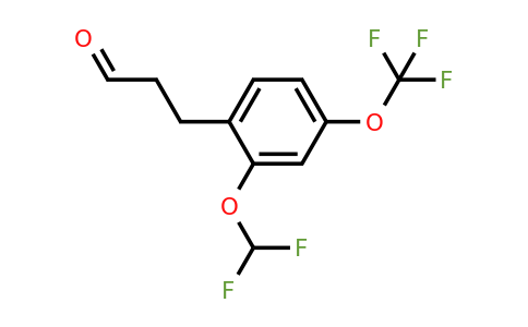 1261739-32-5 | 3-(2'-(Difluoromethoxy)-4'-(trifluoromethoxy)phenyl)propionaldehyde