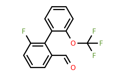 1261740-17-3 | 6-Fluoro-2'-(trifluoromethoxy)biphenyl-2-carboxaldehyde