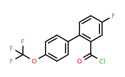 1261740-28-6 | 4-Fluoro-4'-(trifluoromethoxy)biphenyl-2-carbonyl chloride