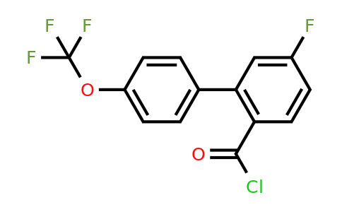 1261740-34-4 | 5-Fluoro-4'-(trifluoromethoxy)biphenyl-2-carbonyl chloride