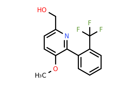3-Methoxy-2-(2-(trifluoromethyl)phenyl)pyridine-6-methanol