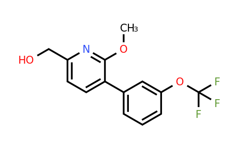 1261741-69-8 | 2-Methoxy-3-(3-(trifluoromethoxy)phenyl)pyridine-6-methanol