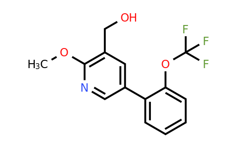 1261741-73-4 | 2-Methoxy-5-(2-(trifluoromethoxy)phenyl)pyridine-3-methanol