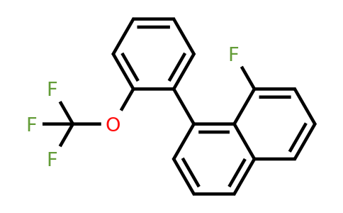1261741-80-3 | 1-Fluoro-8-(2-(trifluoromethoxy)phenyl)naphthalene