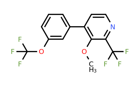 1261741-89-2 | 3-Methoxy-4-(3-(trifluoromethoxy)phenyl)-2-(trifluoromethyl)pyridine