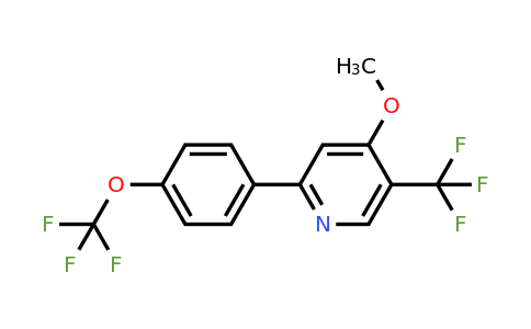 1261741-96-1 | 4-Methoxy-2-(4-(trifluoromethoxy)phenyl)-5-(trifluoromethyl)pyridine