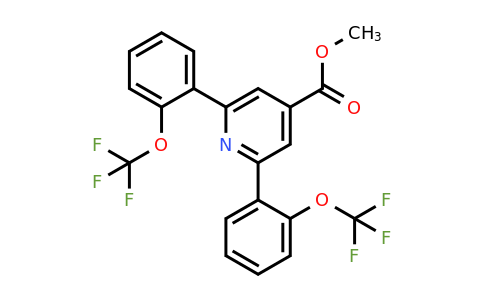 1261742-36-2 | Methyl 2,6-bis(2-(trifluoromethoxy)phenyl)isonicotinate