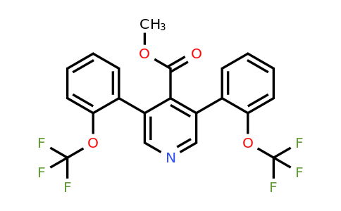 1261742-38-4 | Methyl 3,5-bis(2-(trifluoromethoxy)phenyl)isonicotinate