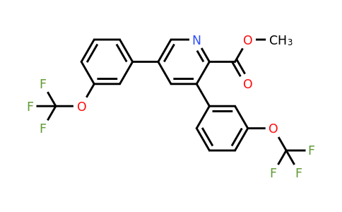 1261742-42-0 | Methyl 3,5-bis(3-(trifluoromethoxy)phenyl)picolinate