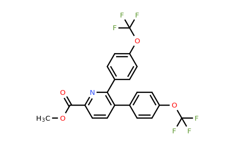 1261742-43-1 | Methyl 5,6-bis(4-(trifluoromethoxy)phenyl)picolinate