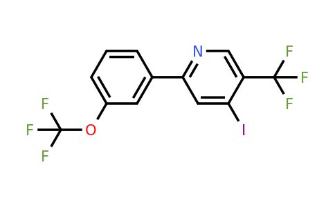 1261743-01-4 | 4-Iodo-2-(3-(trifluoromethoxy)phenyl)-5-(trifluoromethyl)pyridine