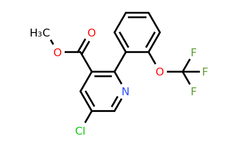 1261743-05-8 | Methyl 5-chloro-2-(2-(trifluoromethoxy)phenyl)nicotinate