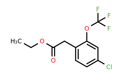 1261743-65-0 | Ethyl 4-chloro-2-(trifluoromethoxy)phenylacetate