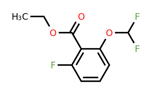 1261743-68-3 | Ethyl 2-(difluoromethoxy)-6-fluorobenzoate