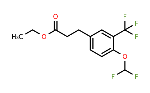 1261743-79-6 | Ethyl 3-(4'-(difluoromethoxy)-3'-(trifluoromethyl)phenyl)propionate