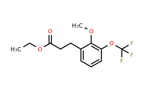 1261744-17-5 | Ethyl 3-(2'-methoxy-3'-(trifluoromethoxy)phenyl)propionate
