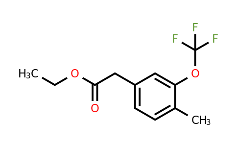 1261744-31-3 | Ethyl 4-methyl-3-(trifluoromethoxy)phenylacetate