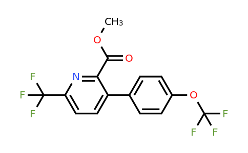 1261744-42-6 | Methyl 3-(4-(trifluoromethoxy)phenyl)-6-(trifluoromethyl)picolinate