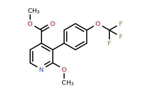 1261744-92-6 | Methyl 2-methoxy-3-(4-(trifluoromethoxy)phenyl)isonicotinate