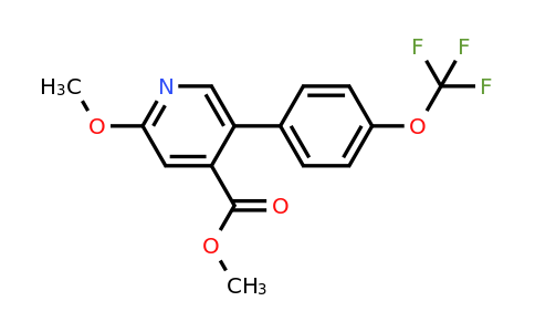 1261745-00-9 | Methyl 2-methoxy-5-(4-(trifluoromethoxy)phenyl)isonicotinate
