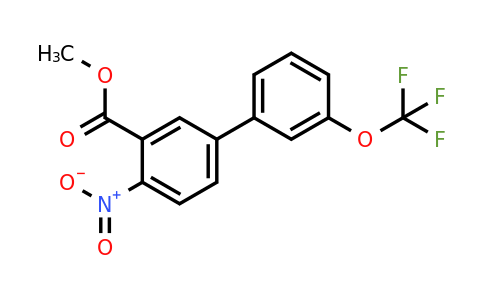 1261745-27-0 | Methyl 4-nitro-3'-(trifluoromethoxy)biphenyl-3-carboxylate