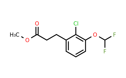1261745-39-4 | Methyl 3-(2'-chloro-3'-(difluoromethoxy)phenyl)propionate