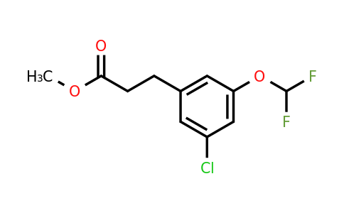 1261745-45-2 | Methyl 3-(3'-chloro-5'-(difluoromethoxy)phenyl)propionate