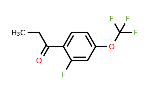 1261745-59-8 | 2'-Fluoro-4'-(trifluoromethoxy)propiophenone
