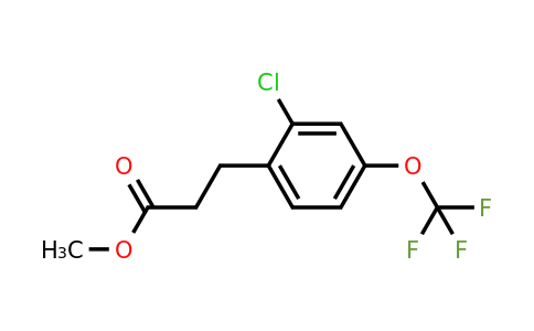 1261745-82-7 | Methyl 3-(2'-chloro-4'-(trifluoromethoxy)phenyl)propionate