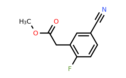 1261745-86-1 | Methyl 5-cyano-2-fluorophenylacetate