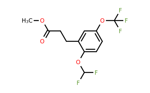 1261746-12-6 | Methyl 3-(2'-(difluoromethoxy)-5'-(trifluoromethoxy)phenyl)propionate
