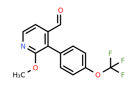1261746-36-4 | 2-Methoxy-3-(4-(trifluoromethoxy)phenyl)isonicotinaldehyde