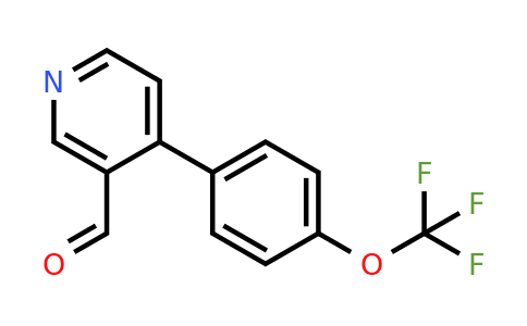4-(4-(Trifluoromethoxy)phenyl)nicotinaldehyde