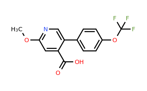 1261746-40-0 | 2-Methoxy-5-(4-(trifluoromethoxy)phenyl)isonicotinic acid
