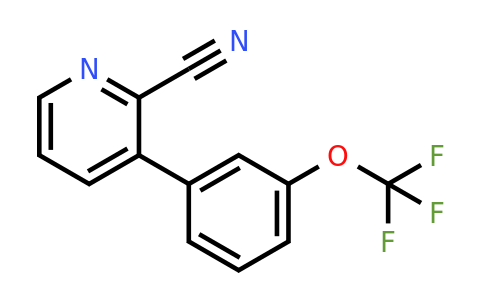 1261746-47-7 | 3-(3-(Trifluoromethoxy)phenyl)picolinonitrile