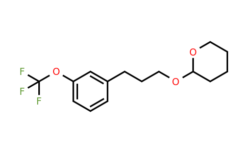 1261746-53-5 | 2-(3-(3-(Trifluoromethoxy)phenyl)propoxy)tetrahydro-2H-pyran