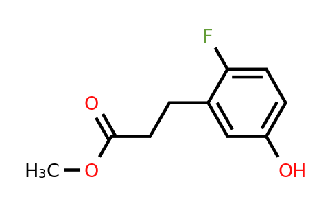 1261746-54-6 | Methyl 3-(2'-fluoro-5'-hydroxyphenyl)propionate
