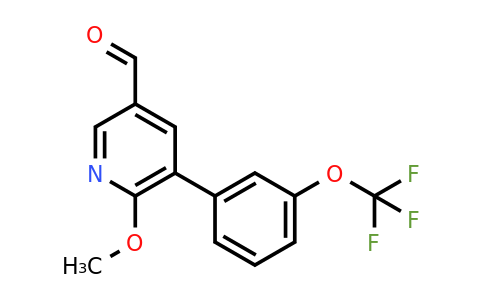 1261746-56-8 | 6-Methoxy-5-(3-(trifluoromethoxy)phenyl)nicotinaldehyde