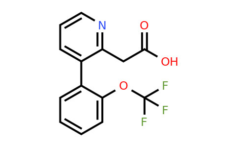 1261746-58-0 | 3-(2-(Trifluoromethoxy)phenyl)pyridine-2-acetic acid