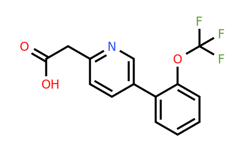 1261746-62-6 | 5-(2-(Trifluoromethoxy)phenyl)pyridine-2-acetic acid