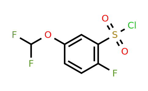 1261746-78-4 | 5-(Difluoromethoxy)-2-fluorobenzenesulfonyl chloride