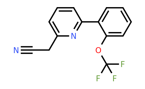 1261746-85-3 | 6-(2-(Trifluoromethoxy)phenyl)pyridine-2-acetonitrile