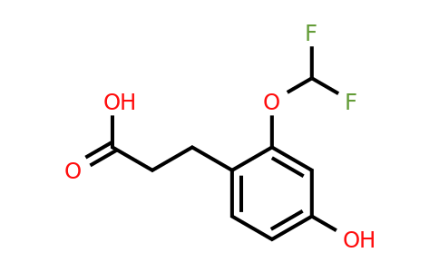 1261747-03-8 | 3-(2'-(Difluoromethoxy)-4'-hydroxyphenyl)propionic acid